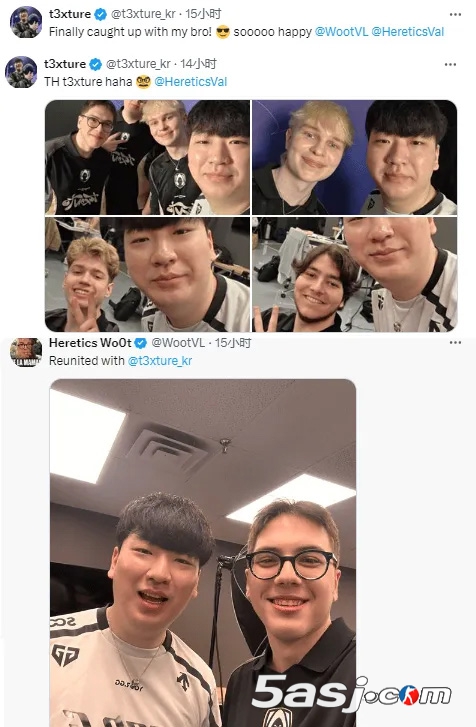 GEN.t3xture與TH.Wo0t兄弟重逢引爆話題 跨戰(zhàn)隊合照暗藏全明星賽伏筆 | 無畏契約賽事