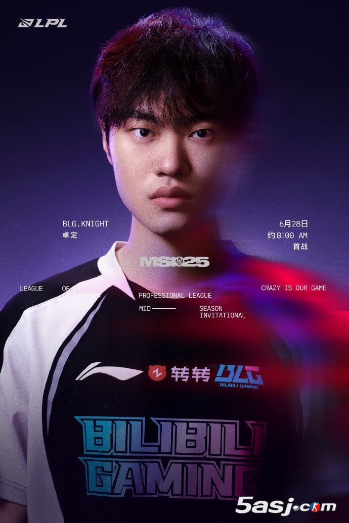 BLG選手出征海報(bào)：碧霄展翼，信念凌云，破陣燎原千鈞勢